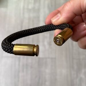 Paracord bullet casing bracelet